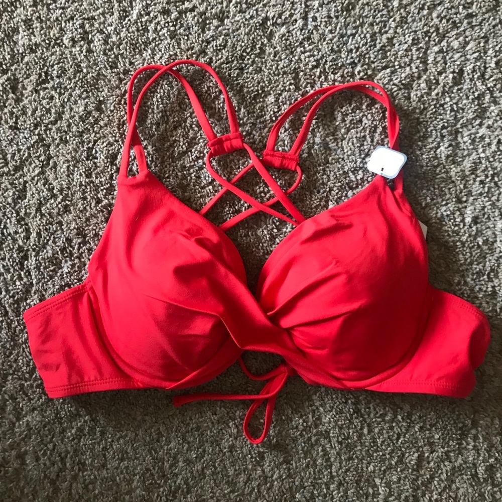 Red Bathing Suit Top